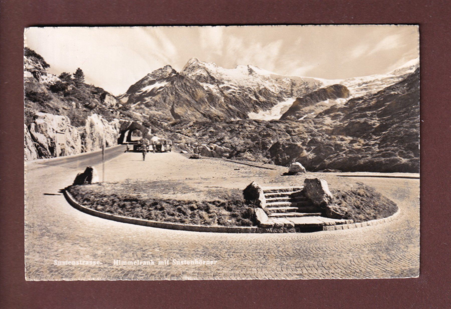 Cartoline postali: SUSTENSTRASSE - Himmelrank - 1953 – Usato da Pully venduto da nicecards