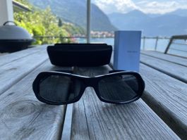 Tolle Retro Sonnenbrille PRADA Schwarz top Zustand