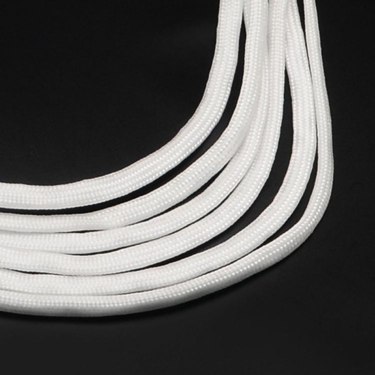 Paracord Polyester Weiss 4-5mm / 8m (Neu (gemäss Beschreibung)) in ...