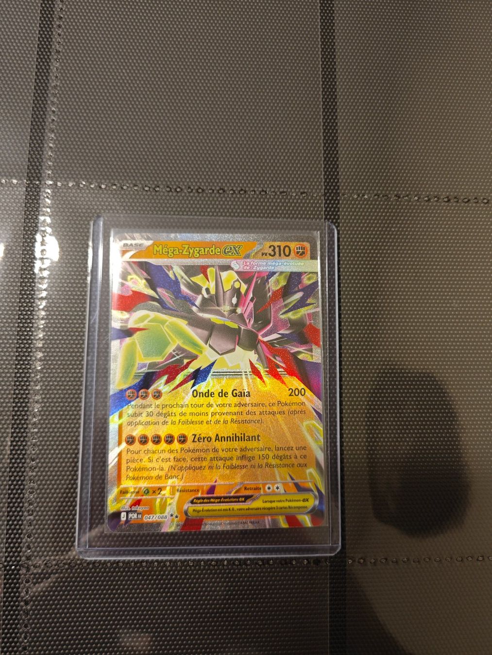Pokémon Carte collezionabili: Carte Pokémon Méga-Zygarde EX FR – Usato da Môtiers NE venduto da Tanjman