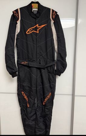 Alpinestars Anzug Grösse L Renna-Overall schwarz orange