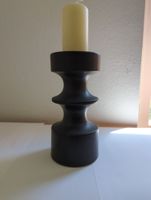Schöner Kerzenständer aus Holz, Vintage Design, Top!