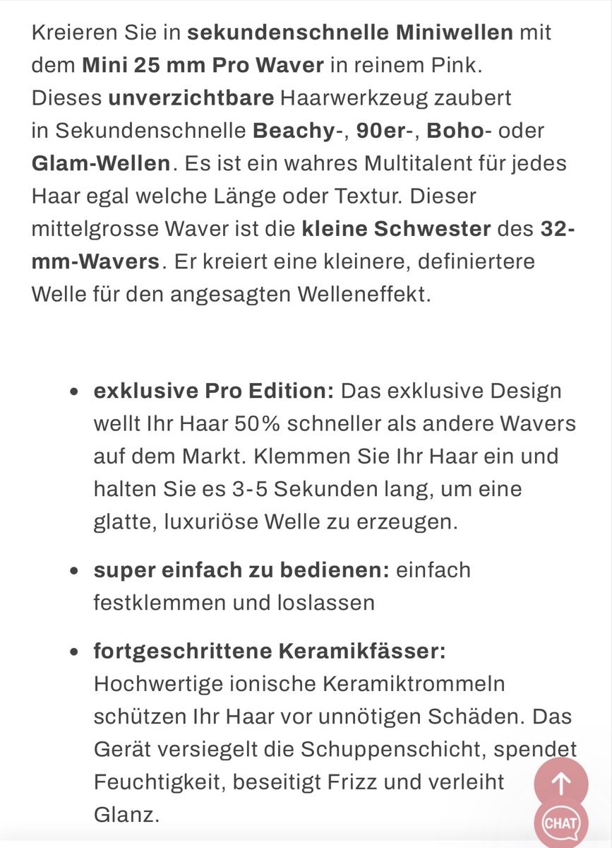 Mermade Lockenstäbe & Haarglätter: Mermade Waver 25mm – Gebraucht aus Zürich von Stina72 2