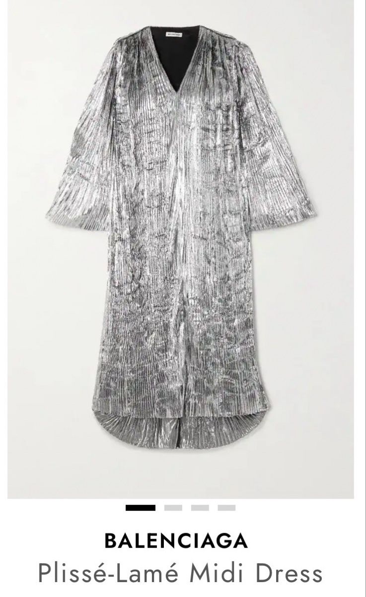 Balenciaga Kleider: Balenciaga Kleid Silber – Gebraucht aus Zürich von ArienneB