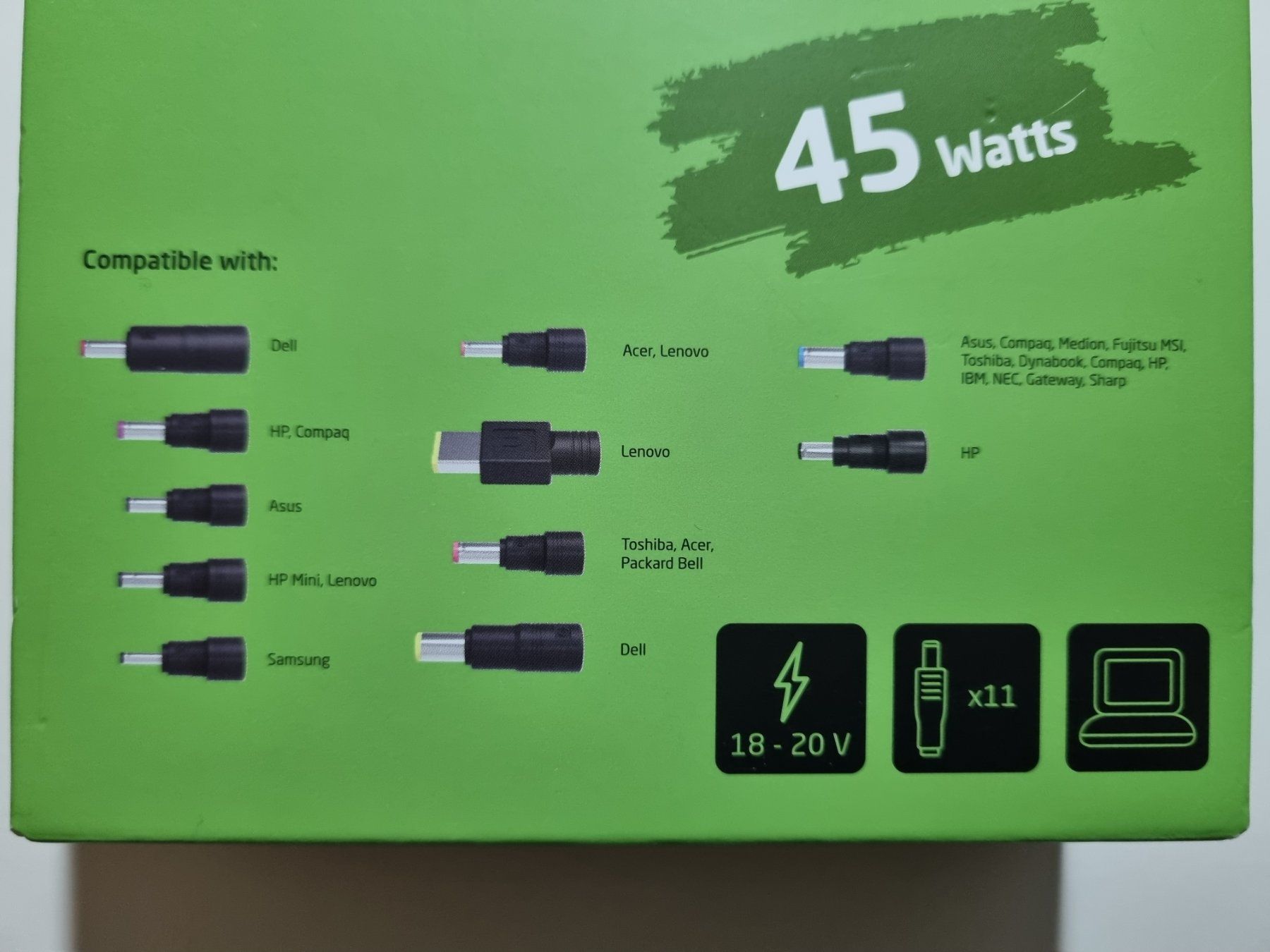 Laufwerke & Adapter: UNIVERSAL POWER ADAPTER FÜR NOTEBOOK ETC. / OVP / ISY – Neu und originalverpackt aus Zofingen von Felpa 1