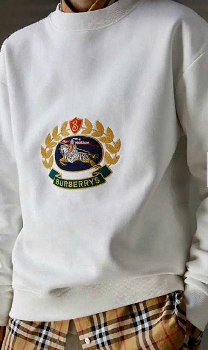Burberry Maglioni & Felpe: Burberry NEW Sweater Pullover classic Logo Monogram Vintage – Nuovo e nell'imballaggio originale da Mont-sur-Lausanne venduto da jolieresale 1