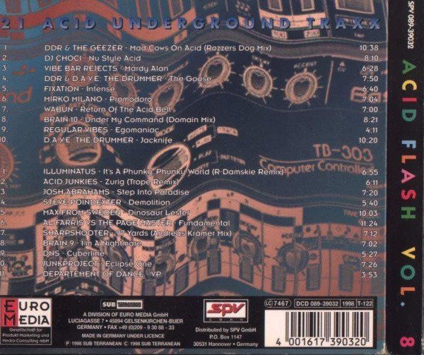 CDs: Acid Flash Vol. 8 – Gebraucht aus Hellikon von Jogi73 1