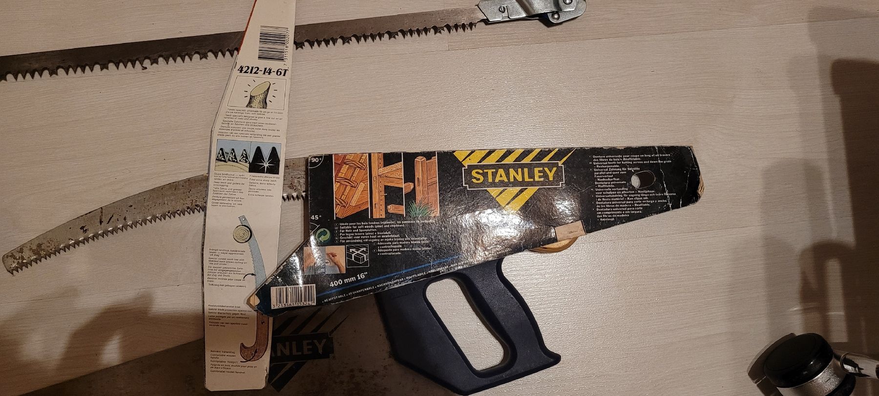 Stanley Seghe: 3 Sägen Stanley + Fuchsschwanz – Usato da Seon venduto da Granadille 1