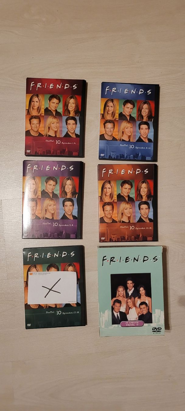 Tutti i DVDs: DVD Friends Staffel 10 – Usato da Seon venduto da Granadille