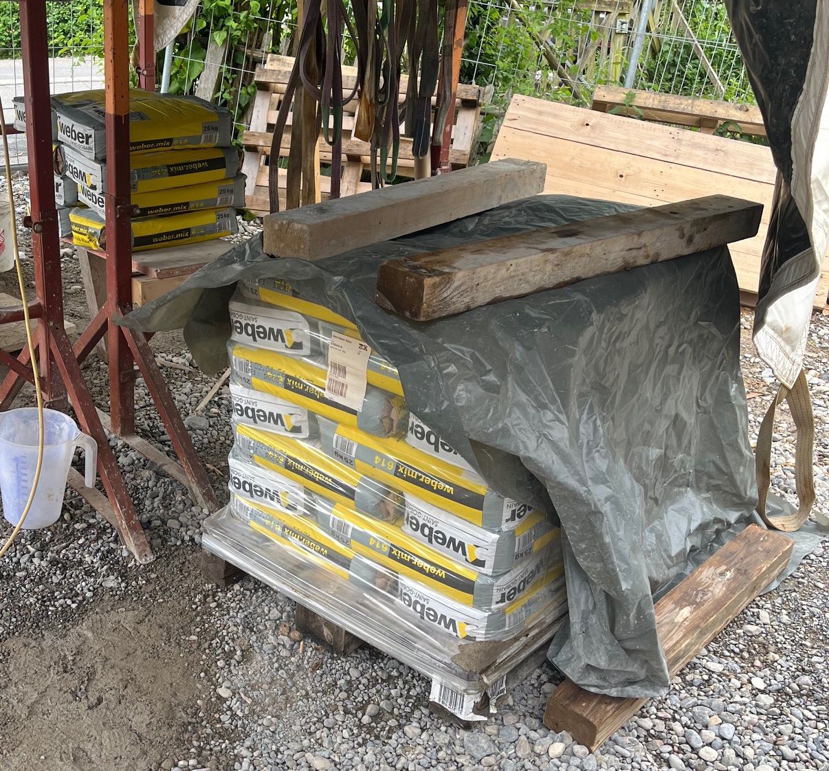 Pietre & tegole: Terrabloc M - gepresste Lehmsteine - 20 m2 – Nuovo e nell'imballaggio originale da Thalwil venduto da schlluka 2