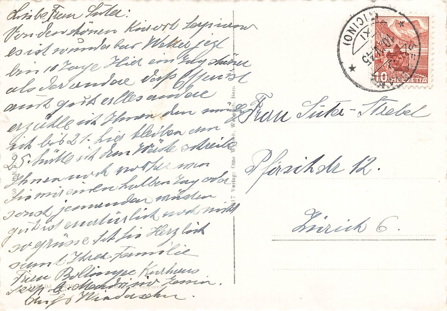 Cartoline postali: Serpiano formato grande – Usato da Biasca venduto da Blenio71 1