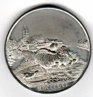Erinnerungsmedaille 500 Jahre Erdbeben Basel 1856