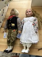 Heidiland Swiss Collection Sammlerpuppen Paar mit Originalka