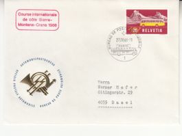 Sonderstempel A. 1029 Sierre Montana Crans 1966