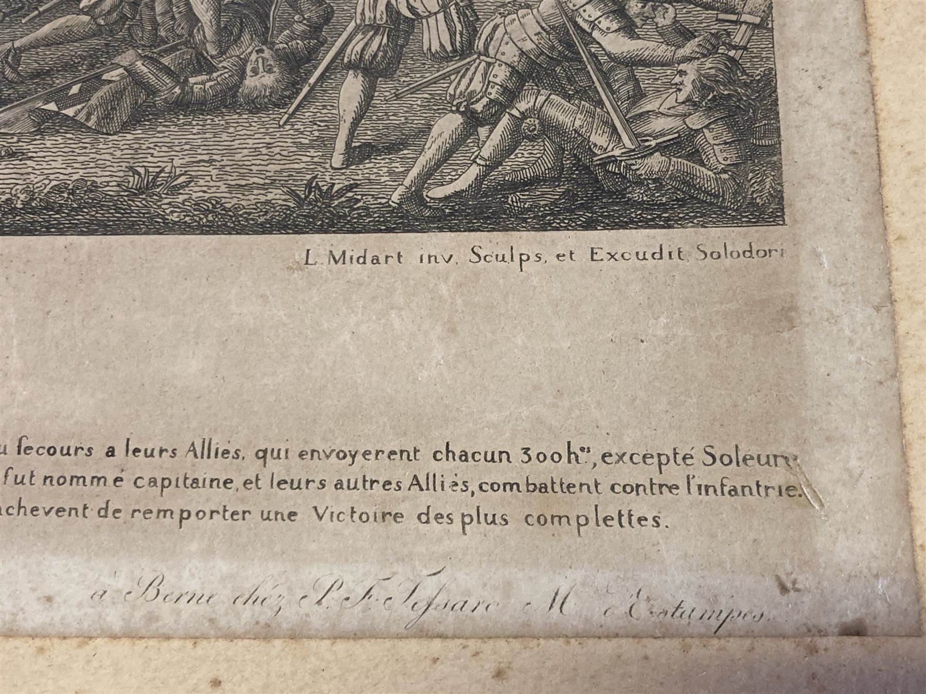 Stiche: Bataille de Laupen – Gebraucht aus Bern von Jwpm66 5