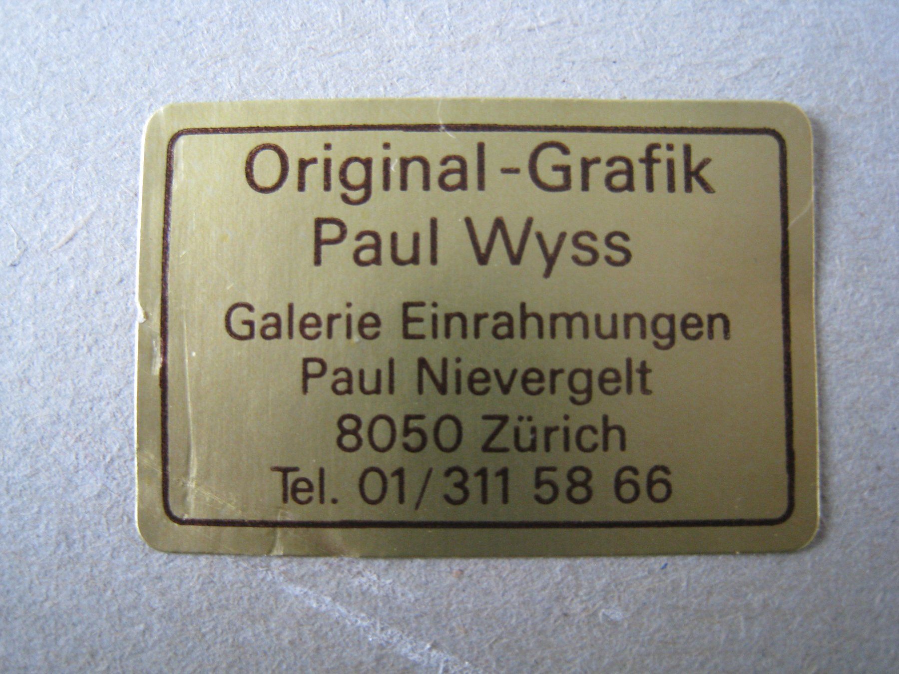 Incisioni: Stich Rorbas 1910 von Paul Wyss – Usato da Freienstein venduto da Jessy024 3
