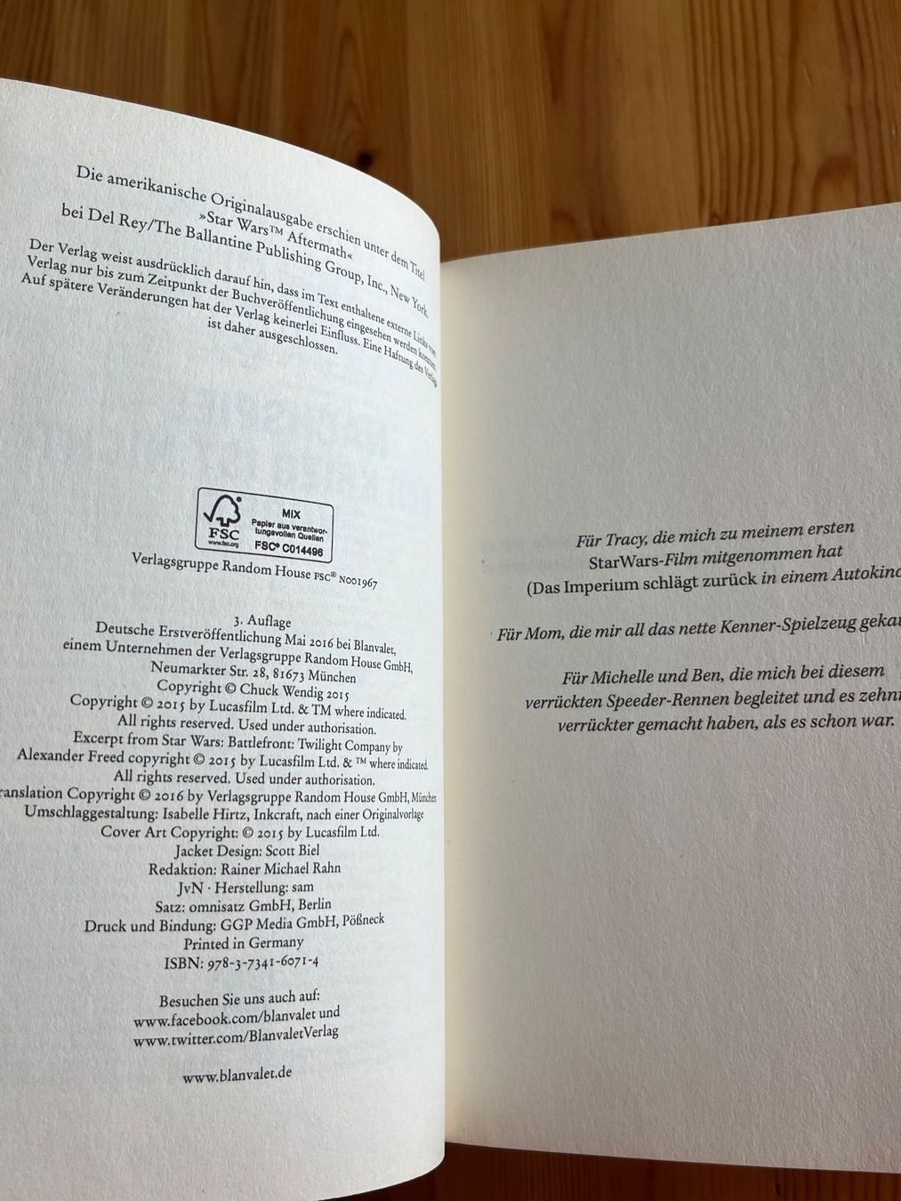 Libri: Star Wars - Nachspiel von Chuck Wendig – Usato da Zürich venduto da Gurkis 3