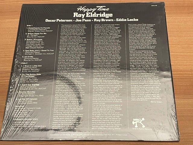 Vinyles: ROY ELDRIDGE: HAPPY TIME - PABLO - USA – Neuf (Voir description) à Fahrwangen par Swirl2 1