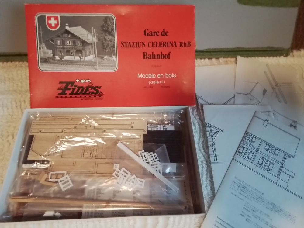 Fides CH-107 Bausatz Bahnhof Celerina RhB Holzbausatz H0m | Kaufen auf ...