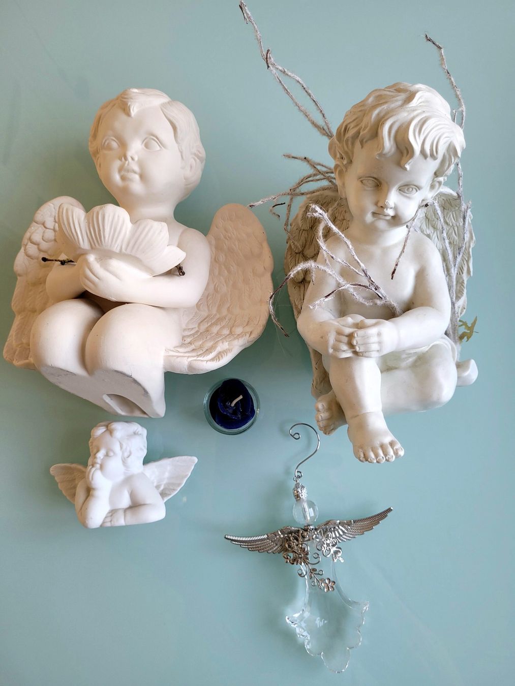 Statuette: 4 er Set Engel Figuren. – Nuovo (secondo la descrizione) da Hagendorn venduto da hagendorna 4