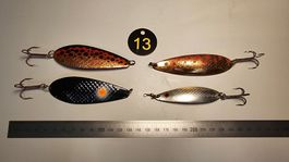 Köder Blinker Löffel Norwegen SØLVKROKEN & STORLAKSEN Set