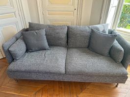 Canapé IKEA gris 3 places