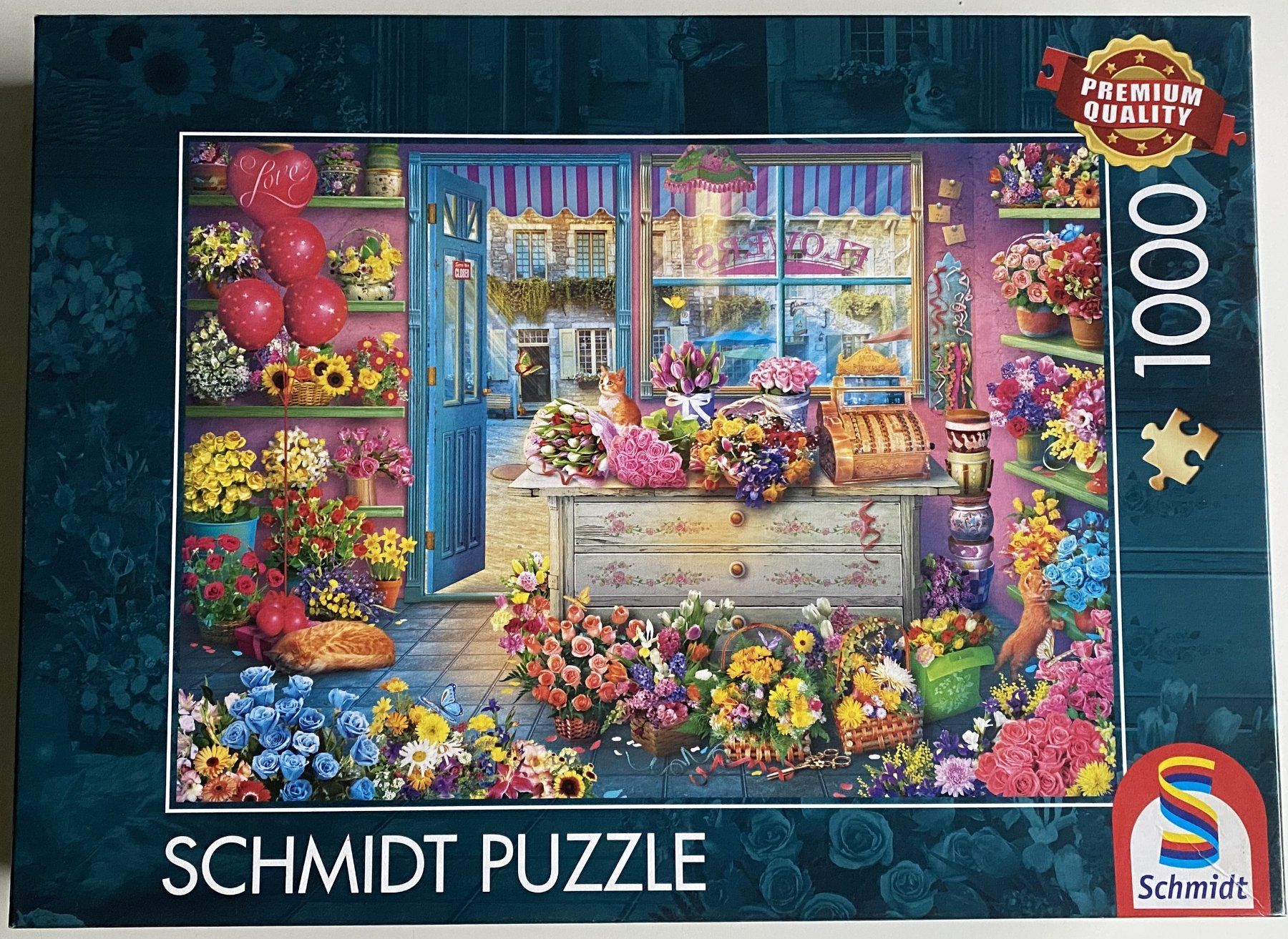 Puzzle: Puzzle Schmidt Puzzle 1000er - BLUMENLADEN – Nuovo (secondo la descrizione) da Hünenberg venduto da Ecila