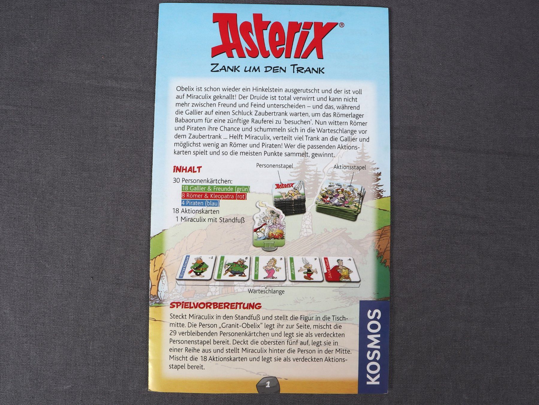 Kosmos Giochi: KOSMOS Asterix Zank um den Trank – Usato da Steinen venduto da Restwert_Steinen 9