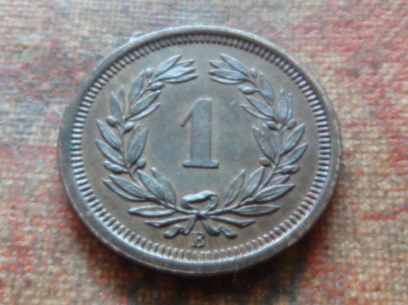 Tutti le monete: 1 Rp. 1887 – Usato da Romanel-sur-Lausanne venduto da Swift13 1