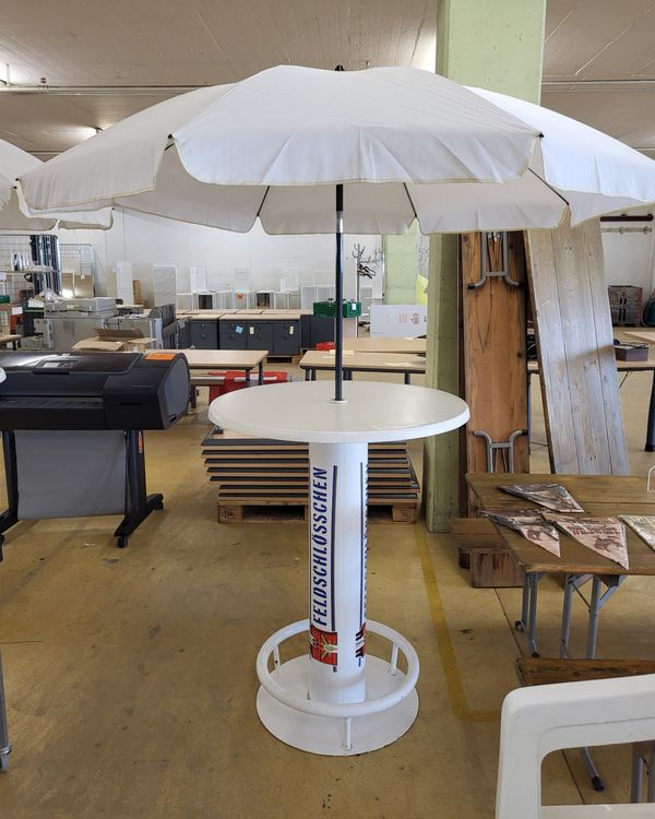 Stehbar/Tisch mit Sonnenschirm Kaufen auf Ricardo