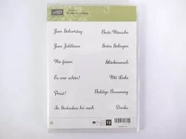 Stempelset von Stampin up "In Worte gefasst"