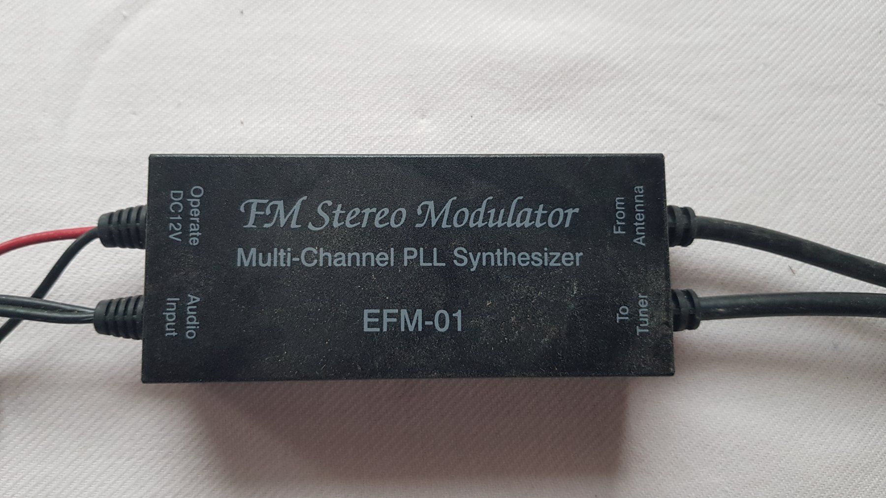 Radio: FM Stereo Modulator EFM-01, Multi-Channel PLL Synthesizer – Usato da Näfels venduto da BonFra