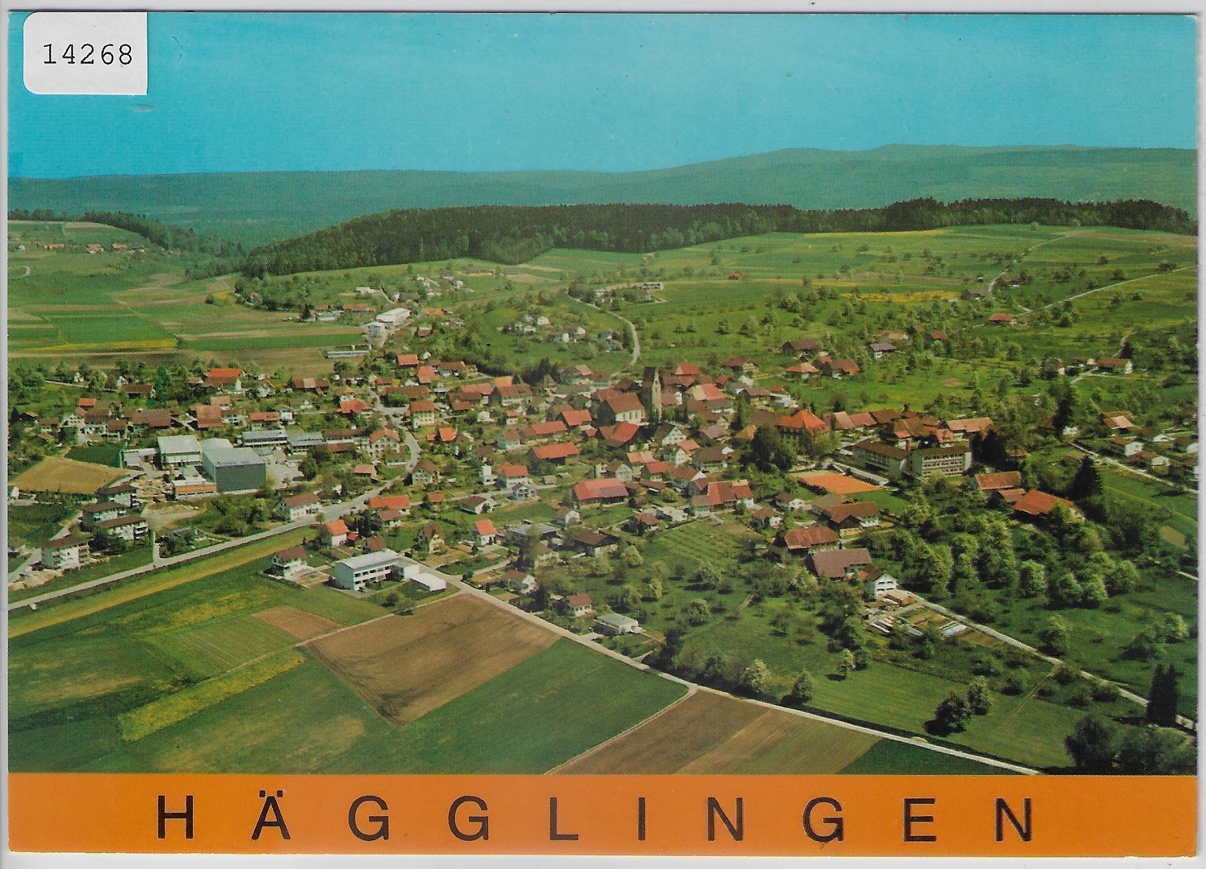 Cartes postales: Flugaufnahme Hägglingen AG – Antique à Ettingen par Kartenplanet