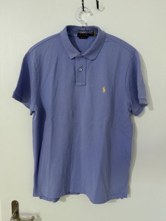 Polo Ralph Lauren Herren Poloshirt Grösse L Lavendel QR Code