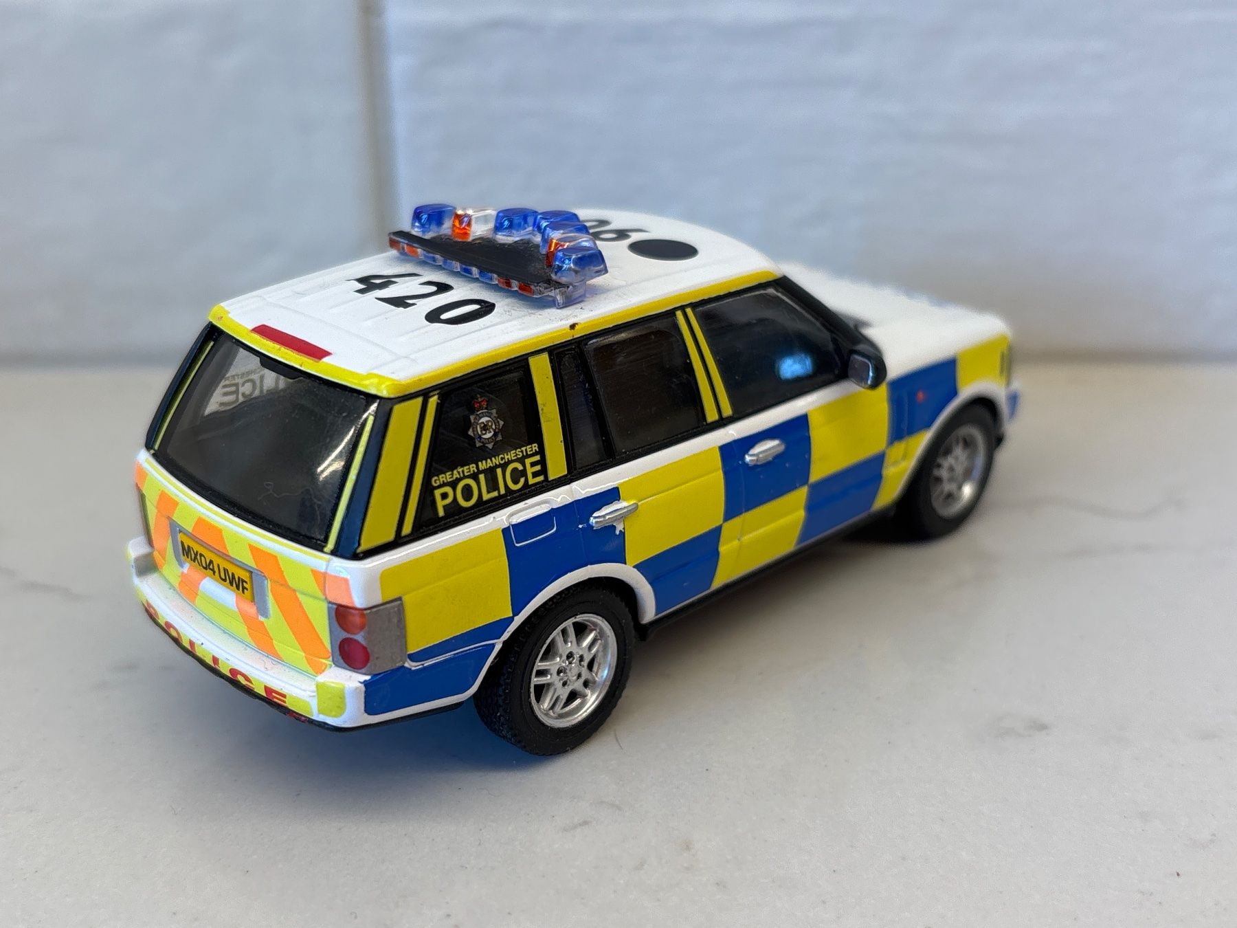 Corgi Toys Modellini d'auto: Vanguards Range Rover police 1/43 – Usato da Gollion venduto da Hampton 1