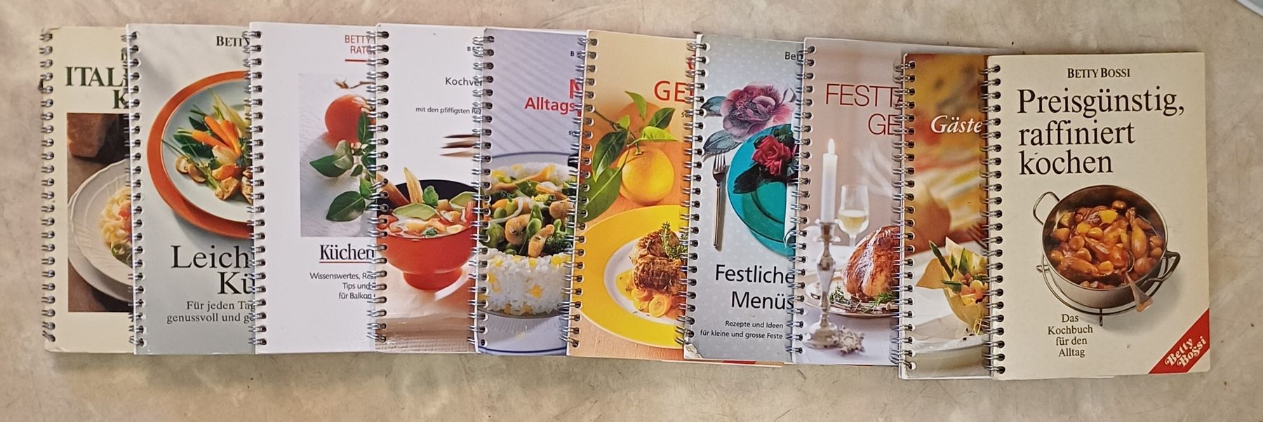 Bücher: 10 Betty Bossi Kochbücher – Gebraucht aus Merenschwand von Brockinell