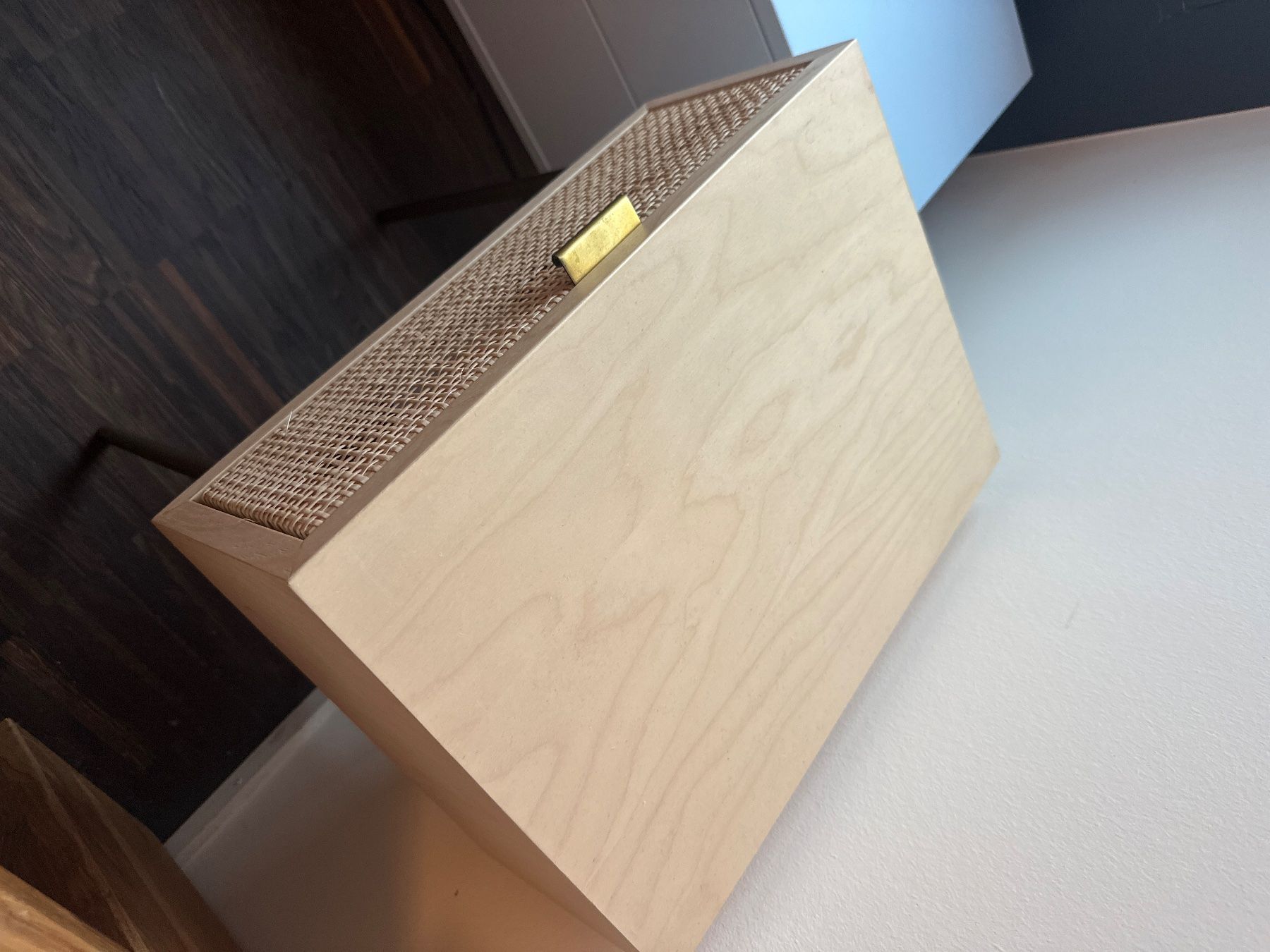Comodini: 2 Nachttische  Holz/Rattan – Usato da Basel venduto da sch_l2d9 2