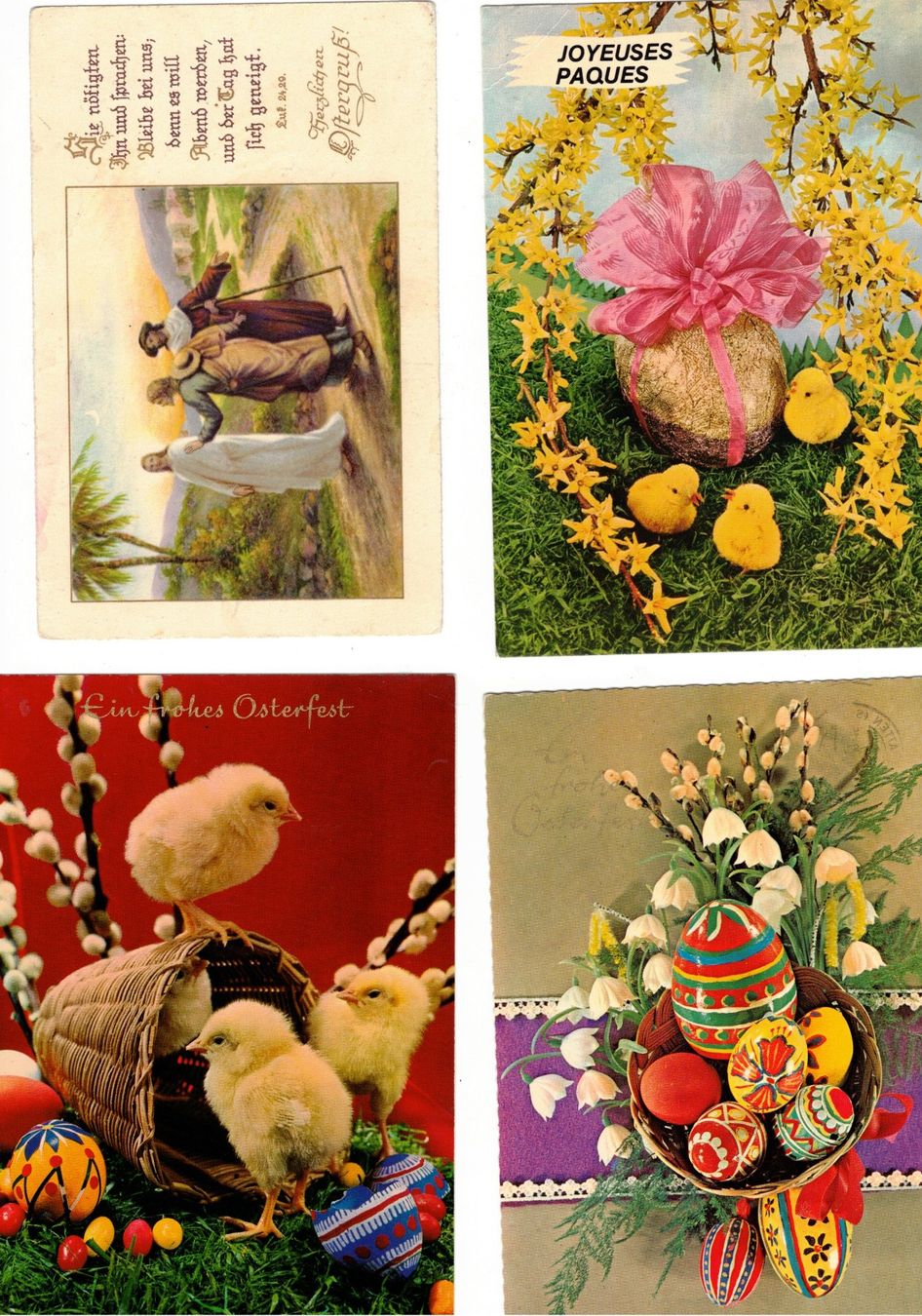 Cartoline postali: Ostern 8 AK Eier Ostereier – Usato da Widnau venduto da Seppl480