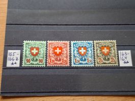 Schöner Satz 163-166 ** LUXUS, ab 1.-!!!