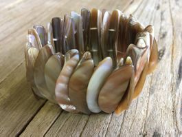 MUSCHEL  ARMBAND  GRÖSSE  AB 16cm