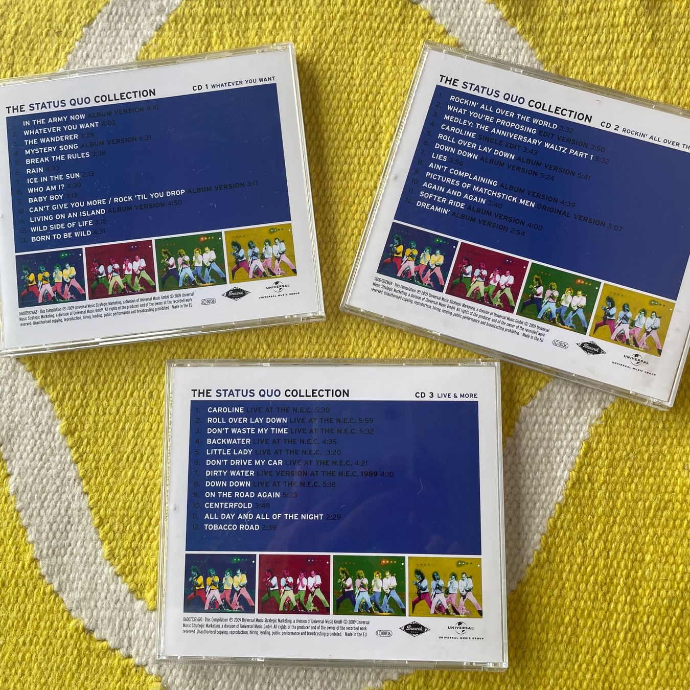 CDs: STATUS QUO-3CD THE STATUS QUO COLLECTION – Gebraucht aus Rorschacherberg von CD-Roli 1