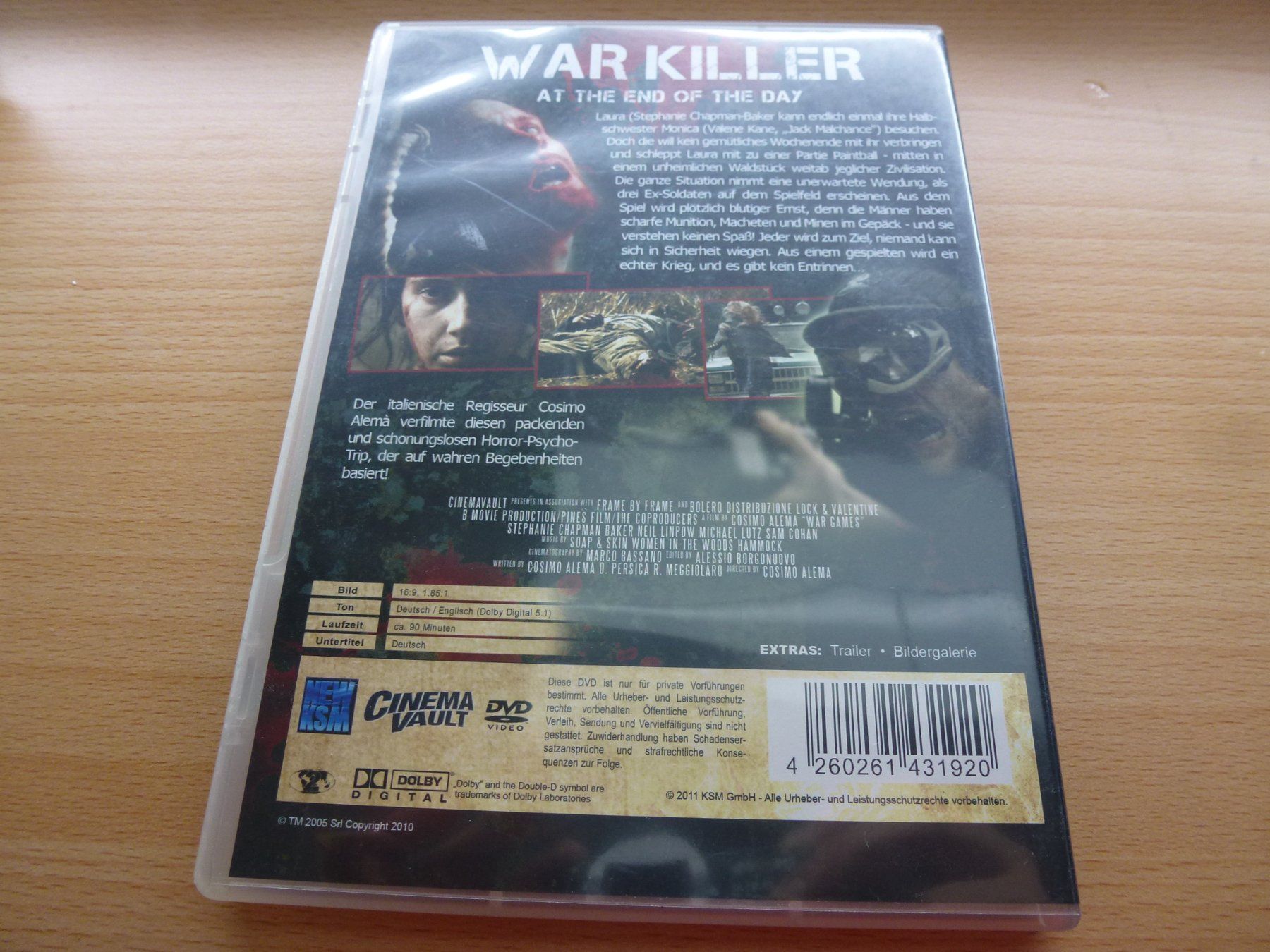 Tutti i DVDs: War Killer – Usato da Hombrechtikon venduto da HGK50 1