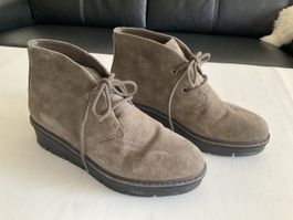 Clarks Stiefeletten Wildleder braun Grösse 39.5 gebraucht