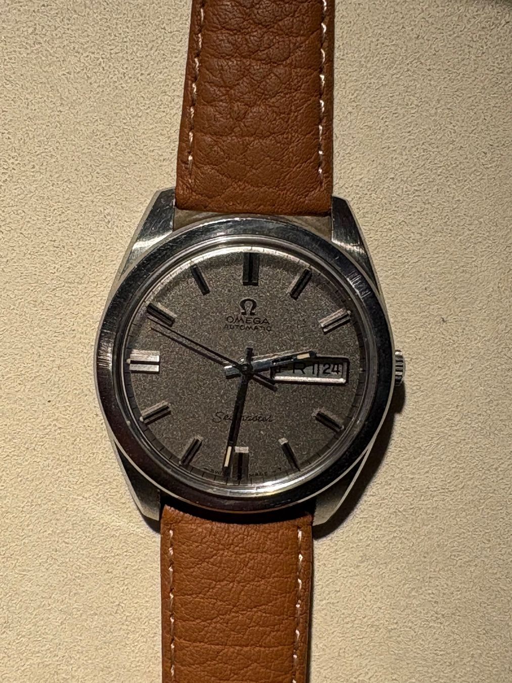 Omega Orologi: 166.032 1969 OMEGA Seamaster Sparkle Dial Day-Date – Usato da Luzern venduto da T.Mas 3