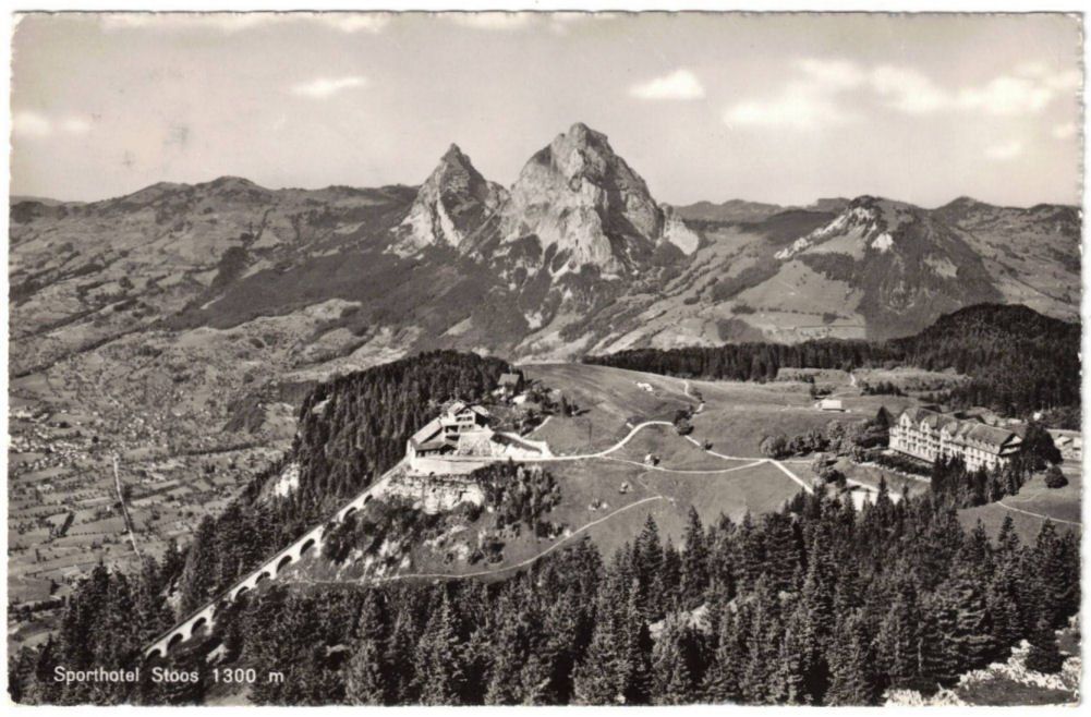 Cartes postales: Stoos - Standseilbahn mit Mythen – D'occasion à Binningen par Mountainrider