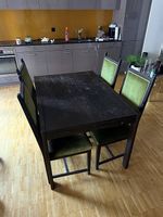 Vintage Esstisch aus Massivholz  ausziehbar für bis zu 8 Pp