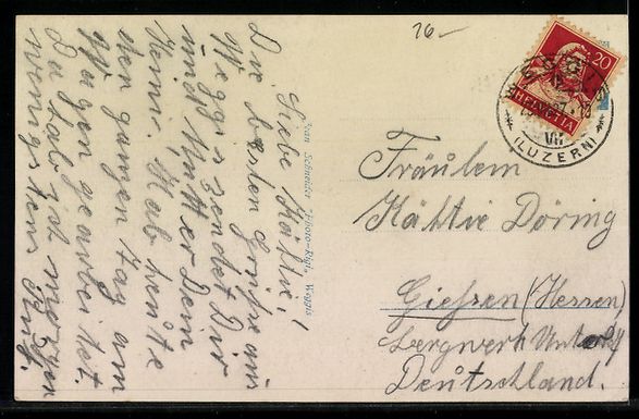 Cartes postales: AK Weggis, Quai, 1927 – D'occasion à Berlin par bartko-reher 1