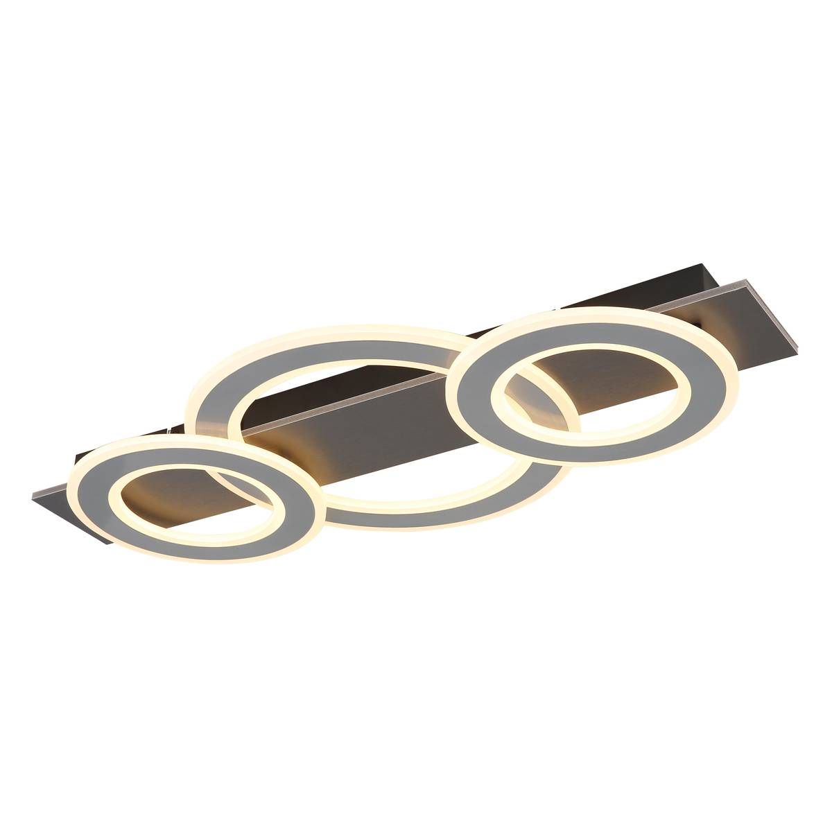 Kronleuchter & Deckenlampen: LED Deckenleuchte, Grau, 73 cm x 35 cm – Neu (gemäss Beschreibung) aus Kreuzlingen von Smart-Light