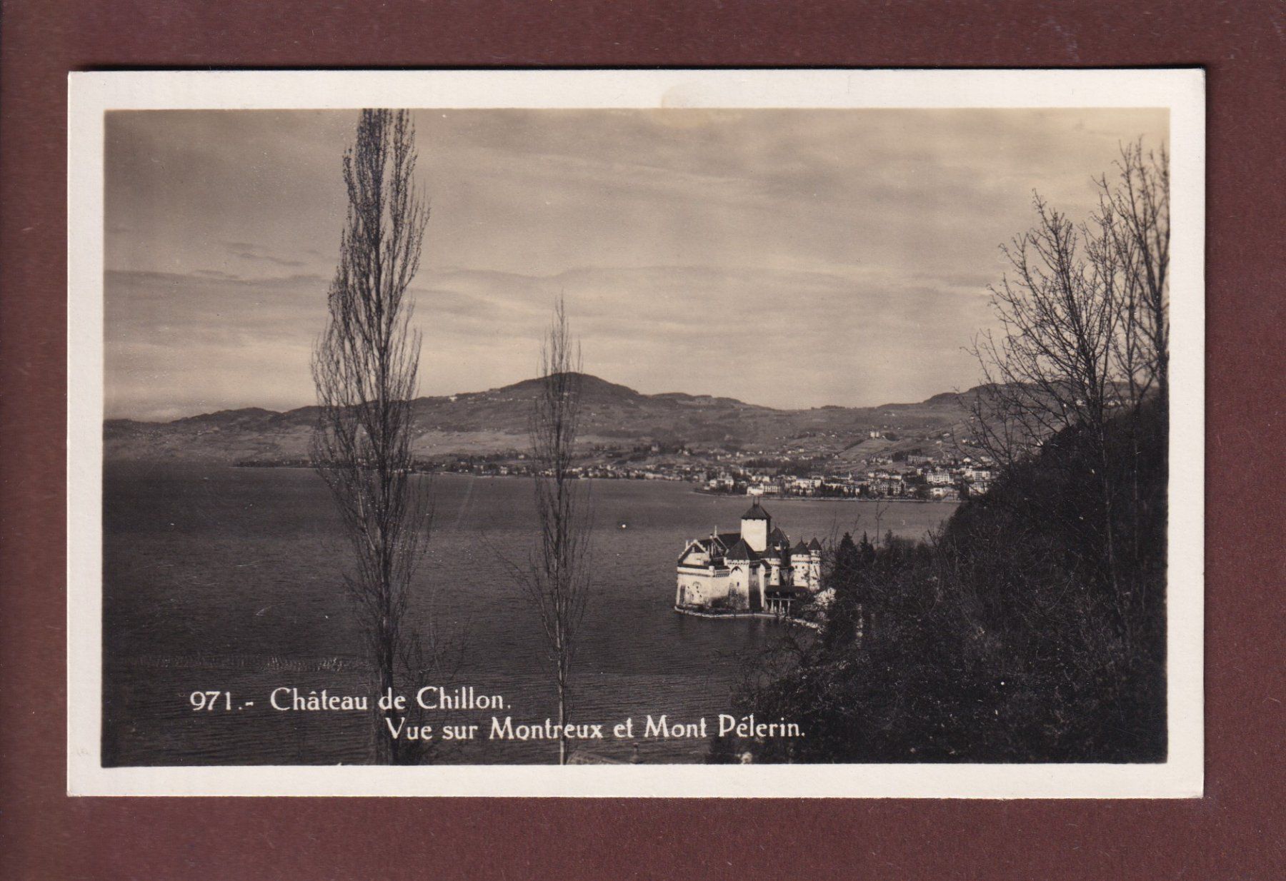 Cartoline postali: Château de CHILLON - Montreux – Usato da Pully venduto da nicecards