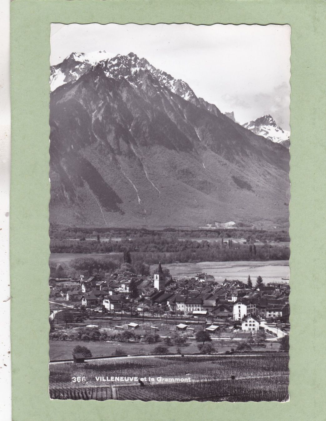 Ansichtskarten: Villeneuve et le Grammont – Gebraucht aus Herisau von Lisegrat2008